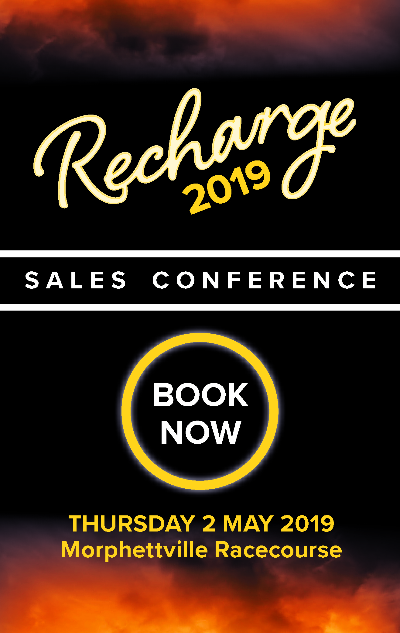 Sales Conference Book Now - Side Banner
